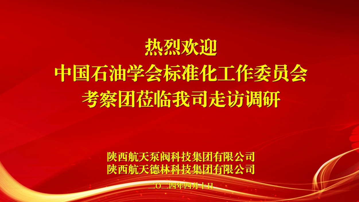 中國石油學會標準化工作委員會考察團蒞臨我司考察調(diào)研